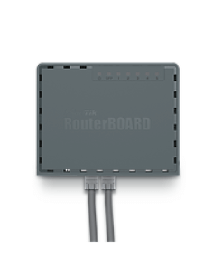 נתב חכם ומקצועי 5 כניסות Gigabit Etherne + SFP מעבד כפול 880MHz צבע שחור Mikrotik hEX S (3)