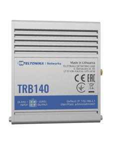 נתב סלולרי תעשייתי במהירויות של עד 150Mbps כולל ניהול מרחוק TELTONIKA TRB140 (1)