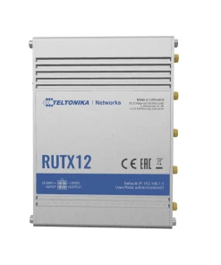נתב תעשייתי תואם LTE CAT 6 לא מנוהל TELTONIKA RUTX12 (1)