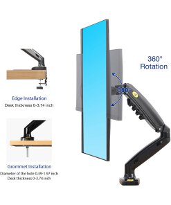 זרוע ארגונומית למסך מסך בגודל 17-30 אינץ North Nayou F80 Monitor Desk Mount