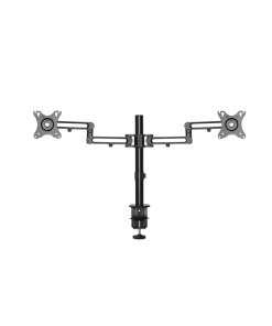 זרוע מסך מחשב ל 2 מסכים ארגונומית דו-מפרקית גודל מסך 32-13 אינץ' LUMI LDT30-CO24