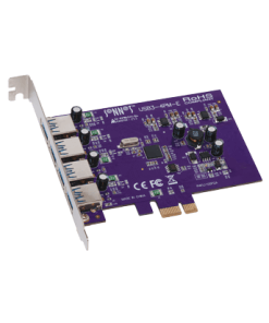 כרטיס 4 יציאות SuperSpeed ​​USB-A 5Gbps [USB 3.2 Gen 1] Allegro Type A USB 3.2 PCIe כולל טעינת USB ועוד sonnetstore U