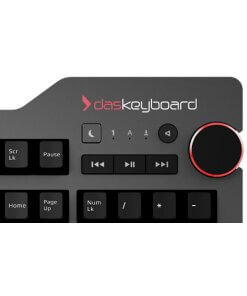 מקלדת גיימינג מכאנית חוטית דאס Das DASK4MKPROSIL Keyboard 4 Professional Wired Gaming Mechanical Keyboard