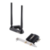מתאם WiFi עם 2 אנטנות חיצוניות כולל אבטחת רשת ASUS PCE-AX58BT AX3000 (2)