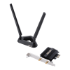 מתאם WiFi עם 2 אנטנות חיצוניות כולל אבטחת רשת ASUS PCE-AX58BT AX3000 (4)