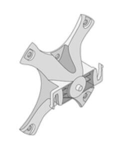 מתקן תלייה לנקודת גישה Aruba Access Point ארובה HPE JW047A - AP-220-MNT-W1W Mt Basic White Kit (1)