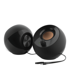 רמקולים שולחניים חיבור AUX ו Type-C בצורת כדור בצבע שחור Creative SPK-PEBBLE-V2 Pebble V2 (6)