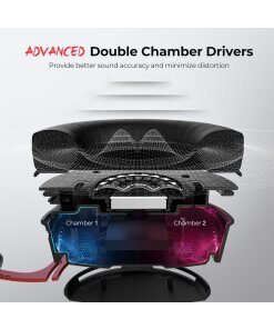 אוזניות גיימינג אלחוטיות עד 12 מטר עם מיקרופון מסנן רעשים Mpow BH415A PS4 PS5 PC Xbox Nintendo Air 2.4G Wireless Gaming Headset