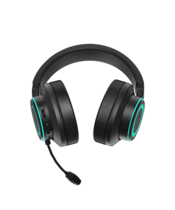 אוזניות גיימינג + מיקרופון מקצועיות סוג חיבור USB-C עם טכנולוגיית Super X-Fi ו-CommanderMic כיסוי דמוי עור Creative HS (6)