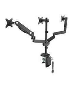 זרוע ארגונומית מתכווננת ל 3 מסכים גודל מסך 10-30 אינץ' Loctek DLB530T (3)