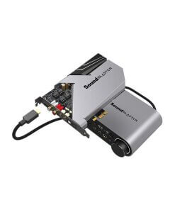 כרטיס קול ו-DAC PCI-e אולטימטיבי 32-bit 384 kHz עם Xamp Discrete אוזניות Bi-Amp ומודול בקרת אודיו Creative SB-AE9 (2)