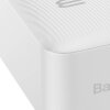מטען נייד מהיר לסמארטפון בצבע לבן Baseus PPDML-N02 30000MAH Quick Charge USB Type-C 20W