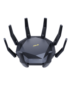 נתב 12 חיבורים AX6000 Dual Band WiFi6 התומך בטכנולוגיית MU-MIMO ו-OFDMA עם אבטחת רשת AiProtection Pro בצבע שחור ASUS RT-AX (4)