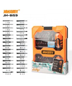 סט מברגים 34 ב-1 ושקעים דיוק מברגים מחומשים JAKEMY JM-8159 (2)