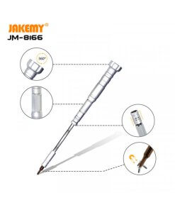 סט מברגים 61 ב-1 מקצועי דיוק נייד JAKEMY JM-8166 (4)