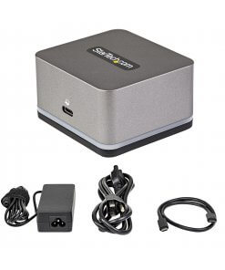 תחנת עגינה לטאבלטטלפון USB-C עם 4K30Hz HDMI כולל Mini Dock עבור iPad Pro אספקת חשמל 27W בצבע אפור StarTech DK30CHPH (1 (4)