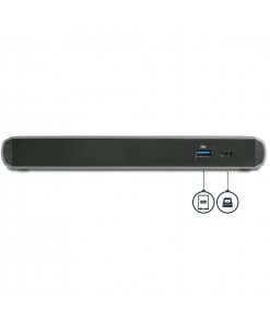 תחנת עגינה למחשב נייד עם מסך כפול Thunderbolt 3 Dock רכזת USB 3.0 עם 3 יציאות StarTech TB3DK2DPPD 85W (3)