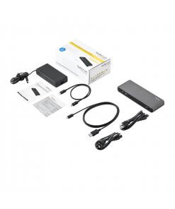תחנת עגינה למחשב נייד עם מסך כפול Thunderbolt 3 Dock רכזת USB 3.0 עם 3 יציאות StarTech TB3DK2DPPD 85W (5)
