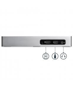 תחנת עגינה למחשב נייד עם מסך כפול עם וידאו USB 3.0 בצבע שחור StarTech DK30ADD (5)