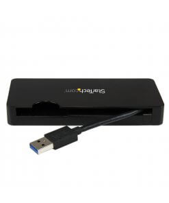 תחנת עגינה לנסיעות למחשבים ניידים - HDMI או VGA - USB 3.0 בצבע שחור StarTech USB3SMDOCKHV (3)