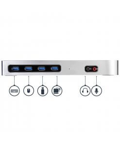 תחנת עגינה לנסיעות עבור מחשבים ניידים USB-C ל USB כולל מתאם USB C מרובה יציאות StarTech DK30A2DH 4K60Hz (2)