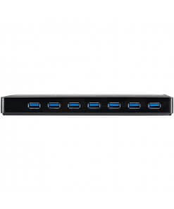 תחנת עגינה רכזת USB 3.0 עם 7 יציאות בתוספת יציאות טעינה ייעודיות - 2 יציאות 2.4A בצבע שחור StarTech ST93007U2C (1)
