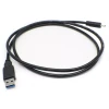 כבל חיבור USB3.0 ל Type-C אורך הכבל 2 מטר גולד-טאץ' Gold Touch | CH-USB3-C/AM-2-B | USB3.0 A To USB3.1 C M/M Black-2m