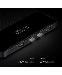 מטען נייד מהיר לסמארטפון תצוגה דיגיטלית עם טעינה מהירה Baseus PPBLD100 20000MAH Type-C USB PD3 + QC3 100W Blade Power Bank