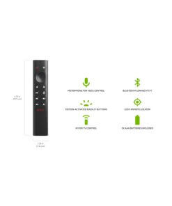 נגן מדיה תומך ברזולוציה 4K עם Android וזיכרון של 3GB ניתן להרחבה וחיבור לרשת מקומית NVIDIA 945-12897-2500-101 TV Pro (1