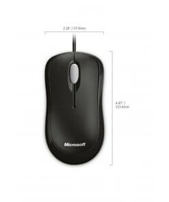 עכבר אופטי חוטי מייקרוסופט Microsoft Msk-1113 USB Wired Optical Mouse