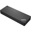 תחנת עגינה ThinkPad Universal Thunderbolt 4 Dock מגוון חיבורים העברת נתונים גבוהה בצבע אפור Lenovo 40B00135US (2)