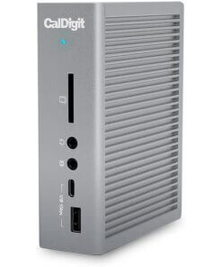 תחנת עגינה Thunderbolt 4 חיבור USB-C עם 11 חיבורים ברזולוציה 4K תואמת Windows ו-Mac OS בצבע אפור QGeeM (2)