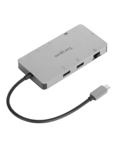תחנת עגינה טרגוס 2 חיבורי HDMI וטעינה עד 100W צבע כסוף Targus | DOCK423EU