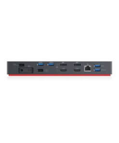 תחנת עגינה יציאות למחשב נייד חוטי Thunderbolt 3 בצבע שחור Lenovo 40AN0135EU (1)