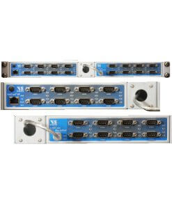 16 יציאות RS232422485 Ethernet לשרת התקנים טוריים VSCOM NetCom PLUS 1613 801240