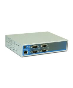 שרת סריאלי RS232 לחיבור TCP\IP כולל 4 חיבורים VSCOM | NetCom Plus 413 | Ethernet to Serial
