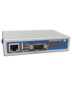 יציאה 1 RS232422485 Ethernet לשרת התקנים טורי VSCOM NetCom Plus 113 801110