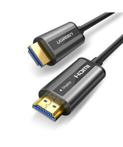 כבל HDMI אופטי אורך הכבל 10 מטר יוגרין UGREEN 50717 HDR 12bit 3D 18Gbps 4K 60HZ HDMI Fiber Optic Cable