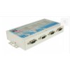 שרת IP לשליטה ב-4 יציאות RS232 כולל RS232 DB9 to TCPIP בצבע לבן VSCOM NetCom 411 800150 (2)