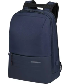 תיק גב למחשב נייד בצבע כחול – Samsonite BLUESams StackD Biz 15.6 Backpack Laptop Bag (1)
