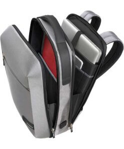 תיק גב למחשב סמסונייט בצבע אפור– Samsonite GRAYLI14.1 Litepoint 14.1 Backpack Laptop Bag (3)