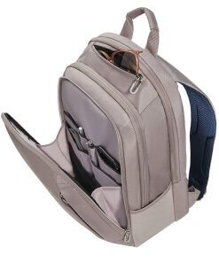 תיק גב למחשב סמסונייט בצבע מוקה– Samsonite MOCHA14 GuardIT Classy 14 Backpack Laptop Bag (1)