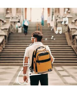 תיק גב מעוצב למחשב סמסונייט בצבע צהוב– Samsonite YELLOWCVM14.1 CityVibe 14.1 Backpack Laptop Bag (1)