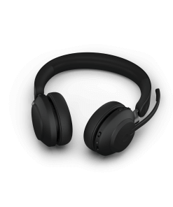 אוזניות ג'אברה Bluetooth עם סינון רעשים ועמדת טעינה Jabra Evolve2 65 Professional Headset