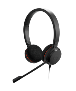 אוזניות ג'אברה עם סינון רעשים ובקר שליטה Jabra Evolve 20 UC Stereo Professional Headset
