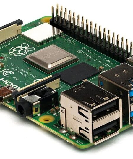 כרטיס פיתוח רספברי 4 קיט כולל מארז כרטיס זיכרון ומאוורר Raspberry Pi 4 R-KIT4GB 4GB Raspberry Pi 4 Kit