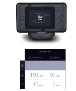 מודם סלולרי דור 5 עם סוללה - D-Link DWR-2101 Wi-Fi 6 5260mAh 5G Mobile Wifi 6 Hotspot