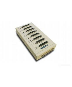 מתאם מארז 8 x יח' DB25 עם כבל DB62 לכרטיסי 800H או 800L מארז מתכת בצבע לבן VSCOM VScom OPT8B-M 860130