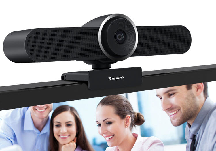 מצלמת רשת לחדרי ישיבות עם מיקוד אוטומטי TENVEO Tevo-VA200Pro 1080P Conference Webcam