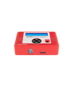 NVMe Drive eRazer מחק באופן מלא ובטוח כונני SSD של NVMe M.2 ו-U.2 בצבע אדום wiebetech 31552-1964-0000 (1)